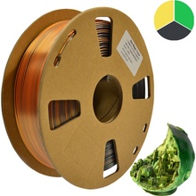 RoyalFilaments PLA SILK, 1,75 mm, 1kg, Tricolor GoldGreenBlack