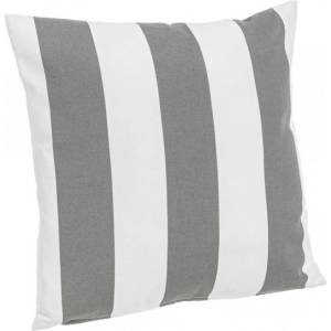 Bizzotto Декоративна възглавница Bizzotto, Stripes, 43x43x3 cm. бяло/сиво (0806754)