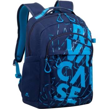RIVACASE Раница за лаптоп Rivacase 5430 Dark blue/light blue, до 15.6" (39.62 cm), полиестер, водоустойчивост, синя (5430 Dark blue/ light blue)