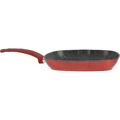 Metal Red Line nepriľnavá hliníková grilovacia panvica 28*28 cm indukčná