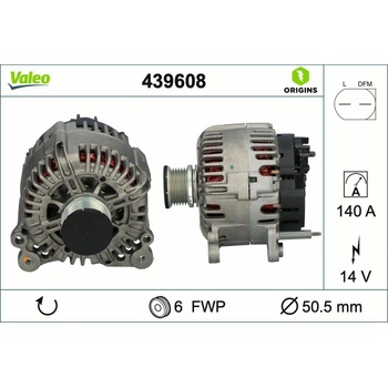generátor VALEO 439608