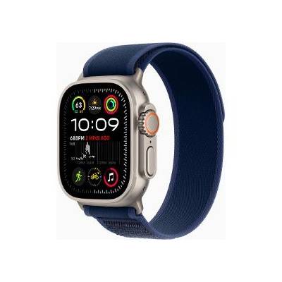 Apple Watch Ultra 2 GPS + Cellular 49mm, pouzdro z přírodního titanu, modrý trailový tah – M/L