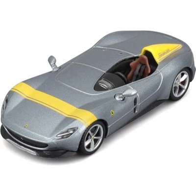 Bburago Bburago 1: 43 Ferrari Signature Series - Ferrari Monza SP1 - Сребристо/Жълто