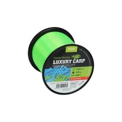 Giants Fishing Luxury Carp High Visibility Green 600 m 0,26 mm 6,9 kg