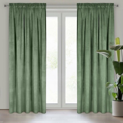 Takoy DESIGN 91 Záves ROSA z jednofarebného mäkkého zamatu-HF-467986