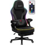 Huzaro Force 4.6 RGB Black Mesh геймърски стол (HZ-FORCE 4.6 RGB BLACK MESH)