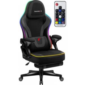 Huzaro Force 4.6 RGB Black Mesh геймърски стол (HZ-FORCE 4.6 RGB BLACK MESH)