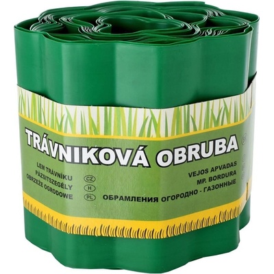 TRÁVNIKOVÁ OBRUBA ZELENÁ 15cmx9m