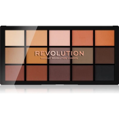 Makeup Revolution Reloaded палитра от сенки за очи цвят Basic Mattes 15x1, 1 гр