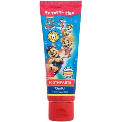 Nickelodeon Paw Patrol Toothpaste Bubblegum паста за зъби с аромат на дъвка 75 ml