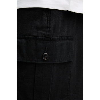 Calvin Klein панталон карго мъжки с лен (LV04RF611G)