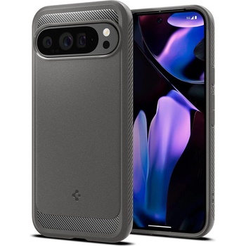 Spigen Противоударен Калъф за Google Pixel 9 Pro XL, Spigen Rugged Armor Case, Сив (ACS07784)