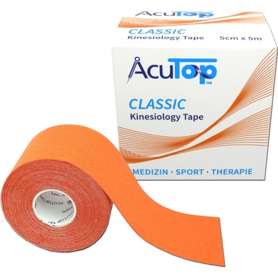 Acu top Kineziologický tejp oranžový 5 cm x 5 m