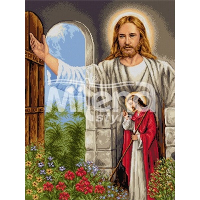 Milena Style Врата към рая - гоблен със схема конци dmc 1: 4