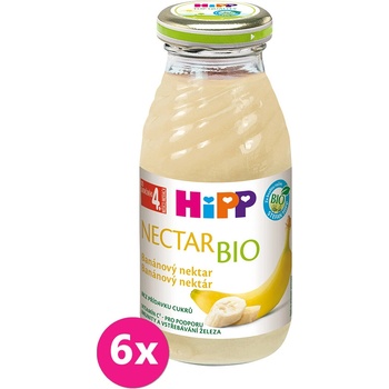 HiPP BIO Banánový nektar 6x200 ml