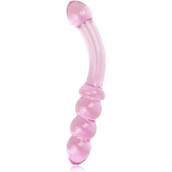 Image 1 of Lovetoy Glass Romance Double G-Spot Dildo GS10PK Pink