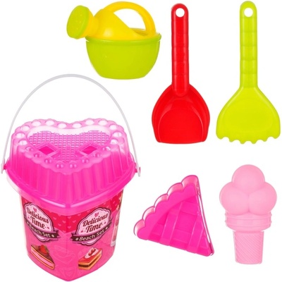 GOT Комплект за пясък got - Розова кофичка, 7 части (yw109523)