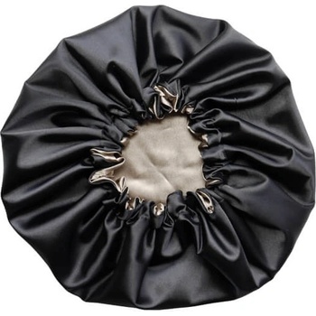 Muru Obojstranná Saténová Čiapka na spanie Čierna Hnedá