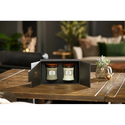WoodWick Fireside + Linen 2 x 275 g