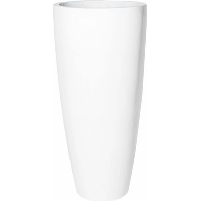 Pottery Pots Květináč Dax lesklá bílá 80 cm