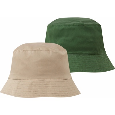Portwest oboustranný klobouk typu „bucket“ písková-zelená