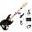 Squier Affinity Series Active Jazz Bass V MN SET 2 Black Metallic 5-струнна бас китара