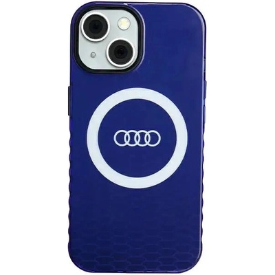 Audi Кейс Audi IML Big Logo MagSafe за iPhone 15 / 14 / 13, син (AUDI000083-0)