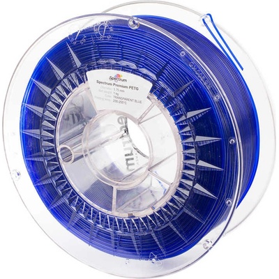 Spectrum 3D Premium PET-G, 1,75mm, 1kg, 80052, transparent blue