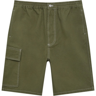 Pull&Bear Карго панталон зелено, размер L