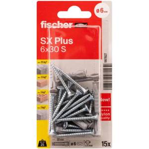Fischer ДЮБЕЛ С ВИНТ 6x30 fischer sx plus (4048962481532)