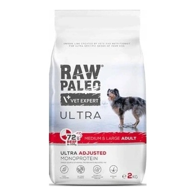 Raw Paleo Ultra Monoprotein adult velká a střední hovězí 2 kg