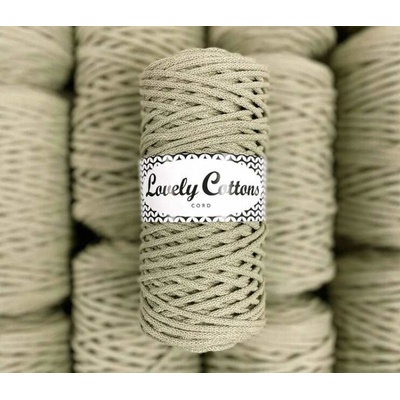 Bavlněná šňůra Lovely Cottons 3mm - Lněná světlá