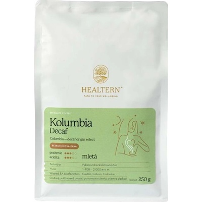 Healtern Kolumbie Decaf mletá 250 g