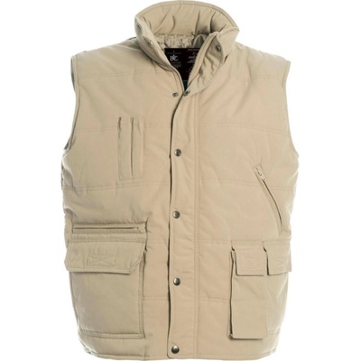 B&C vesta Bodywarmer Explorer béžová
