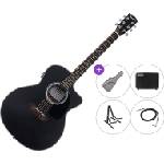 Pasadena PGC-100E Premium SET Black Електро-акустична китара Джъмбо