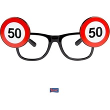 Folat Párty brýle číslo 50 dopravní značky