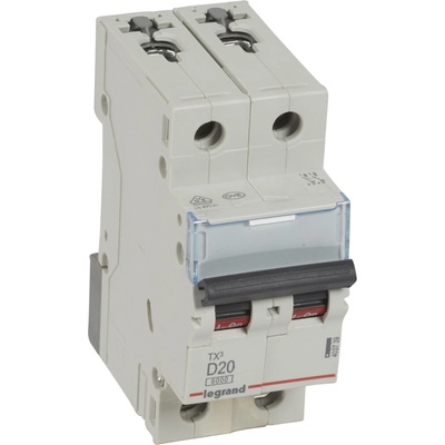 Legrand 2P D 20A 6kA AC S302 TX3 403739