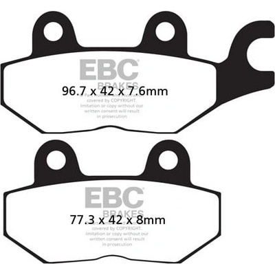 Brzdové destičky EBC FA215HH FA215HH