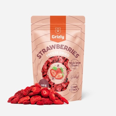 Grizly Jahody lyofilizované XXL 125 g – Sleviste.cz