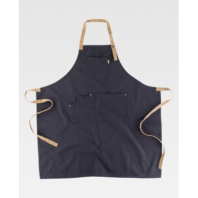 Предна престилка за готвачи Sara Black (M722)