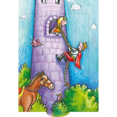 Living Card Поздравителна картичка Living Card - Рапунцел (EK129)