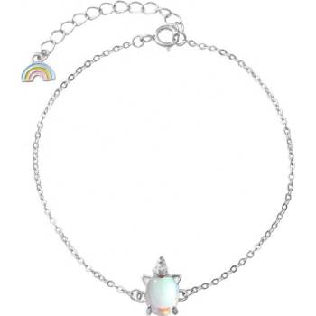 Silenti Jewelry Сребърна гривна "Еднорог