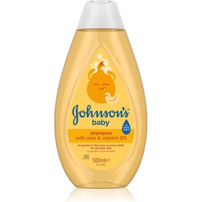 Johnson's Wash and Bath нежен детски шампоан 500ml
