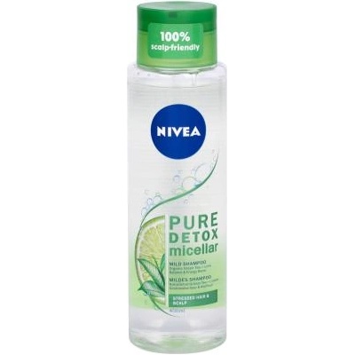 Nivea Pure Detox Micellar 400 ml освежаващ детокс шампоан за жени