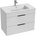 Jika h4537621763001 - Шкаф за баня cube с мивка, 80 см, бял (lf0245)