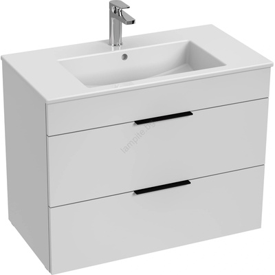 Jika h4537621763001 - Шкаф за баня cube с мивка, 80 см, бял (lf0245)