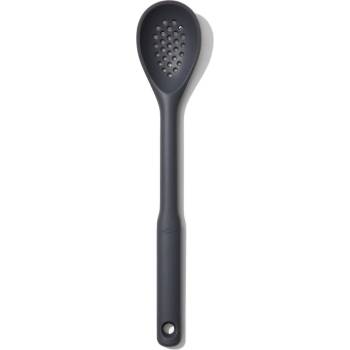 Oxo Перфорирана лъжица good grips 33 см, сива, силикон, oxo (oxo11281600)