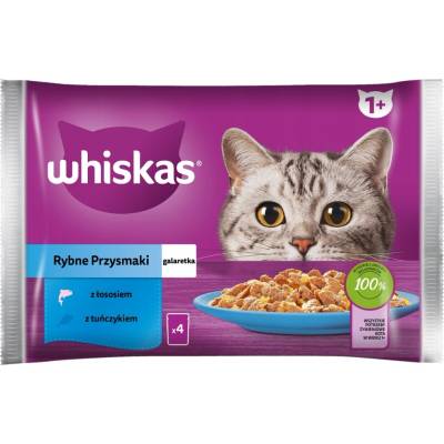 Whiskas s tuniakom rybacie príchute 4 x 85 g