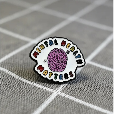 Pinarna Mental health matters Na duševním zdraví záleží bílý – Zbozi.Blesk.cz