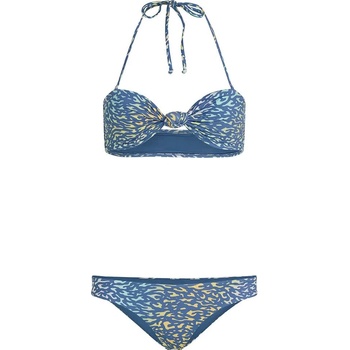 O'Neill O´neill Knot Bandeau Matira bikini - Blue (Yellow Animal Blur)